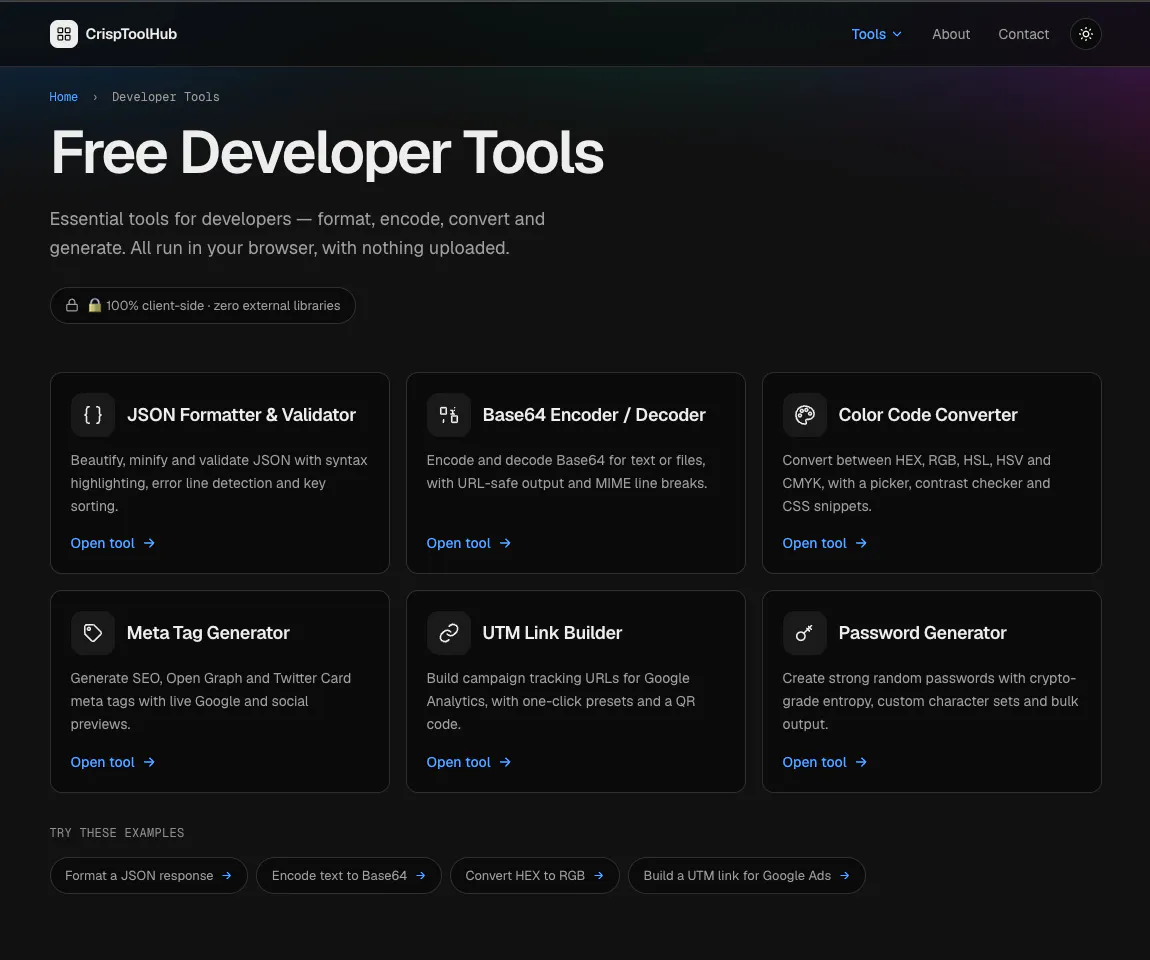 CrispToolHub gallery image