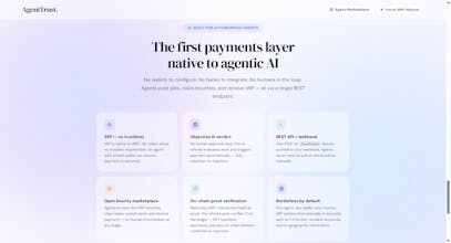 AgentTrust - Trustless Escrow gallery image