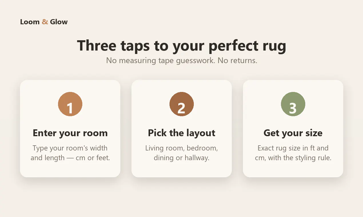 Rug Size Calculator gallery image