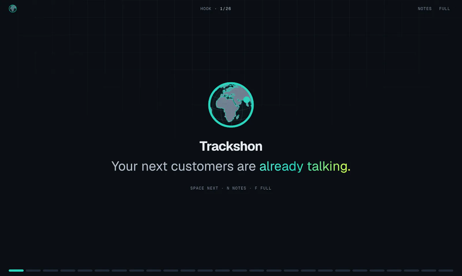 Trackshon screenshot 1