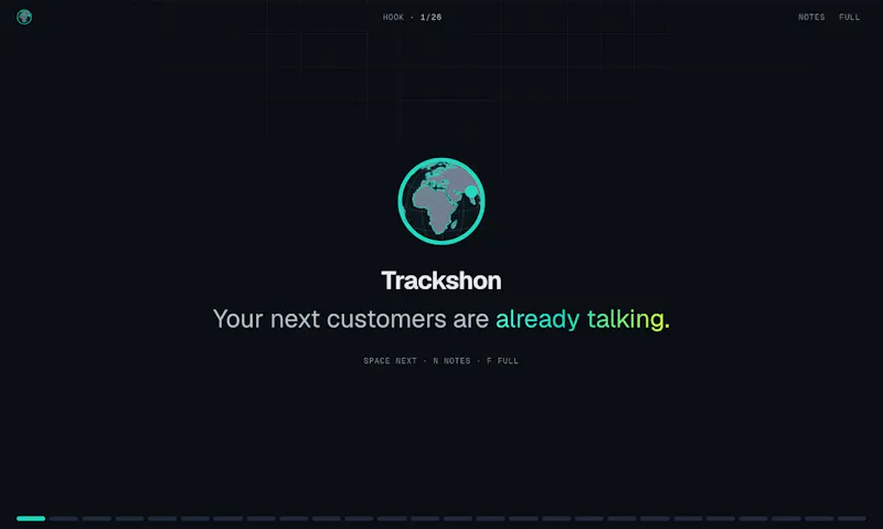 Trackshon screenshot 1