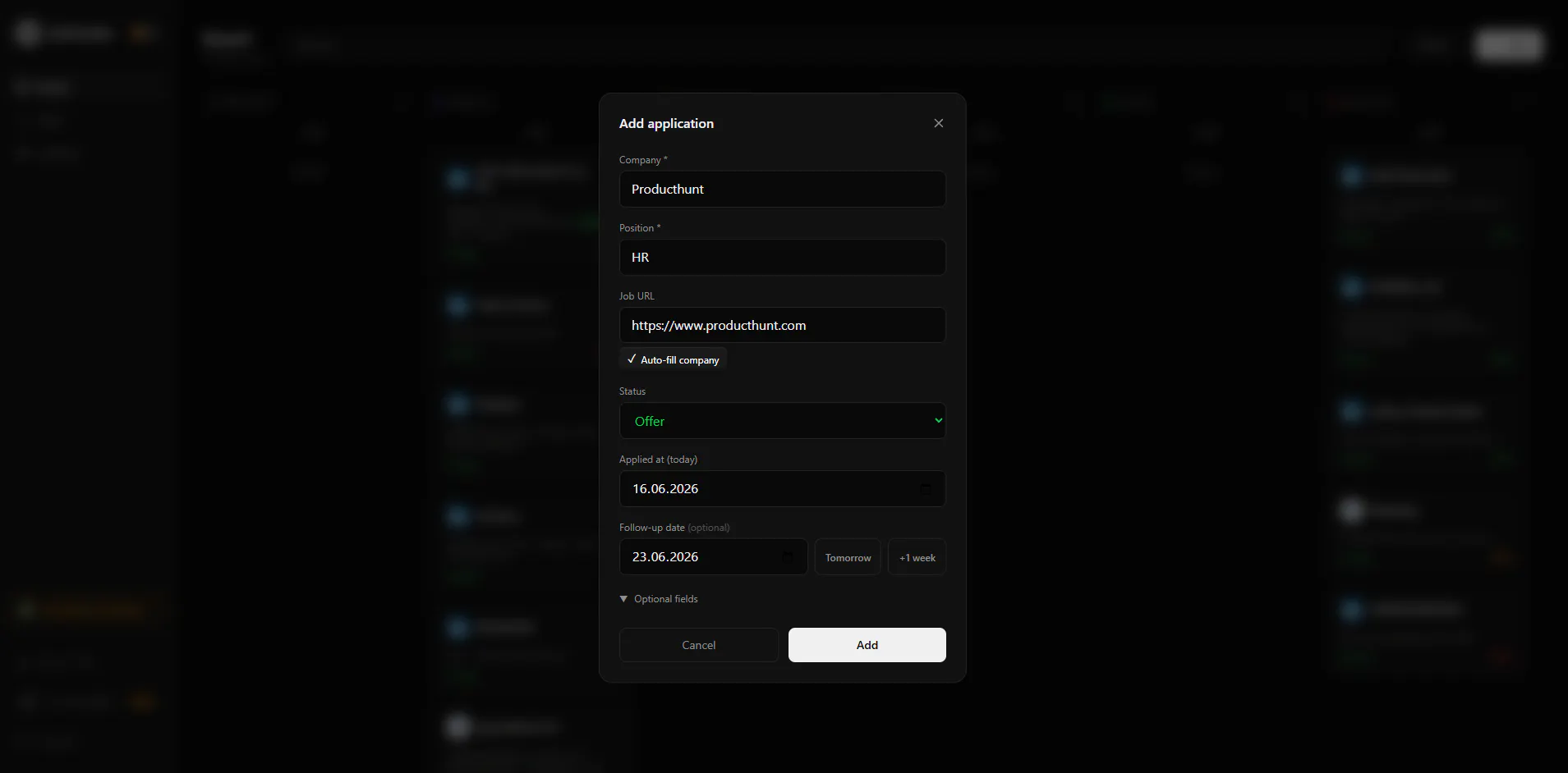 JobTracker gallery image