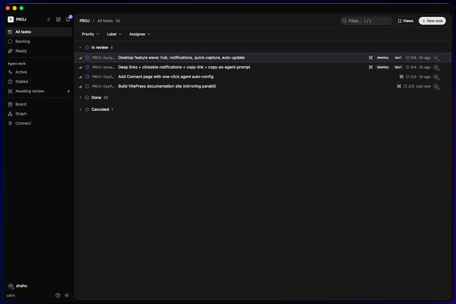 Cairn screenshot 1