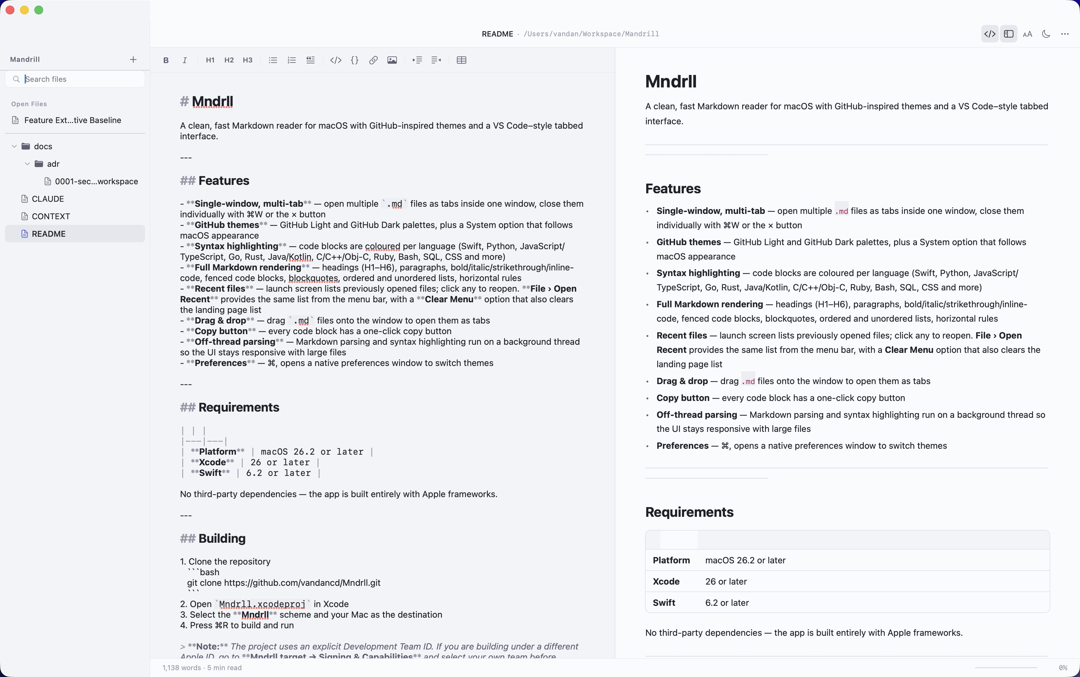 Mandrill  - Markdown Editor gallery image