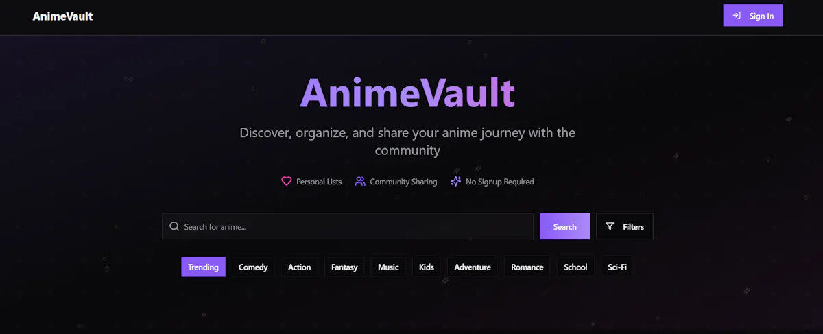 Anime Vault