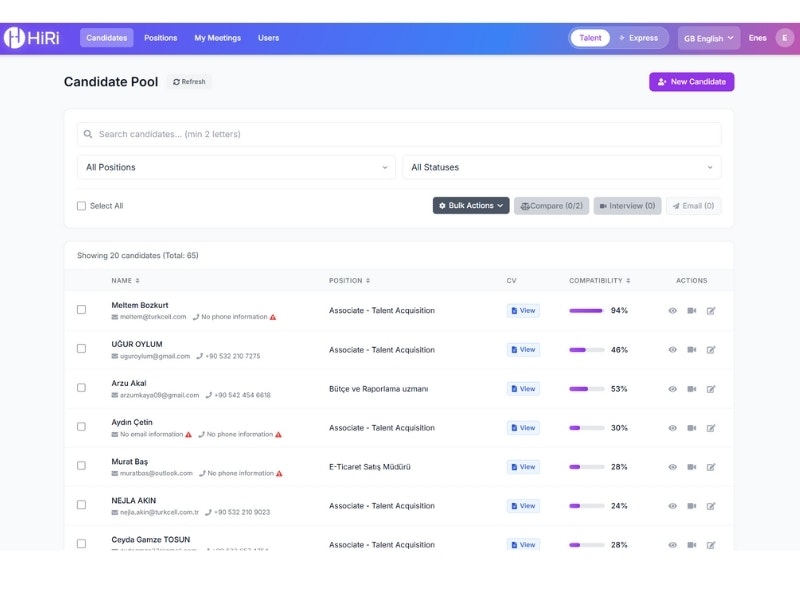 HiRi.ai - Screenshot 4 showing product features and functionality