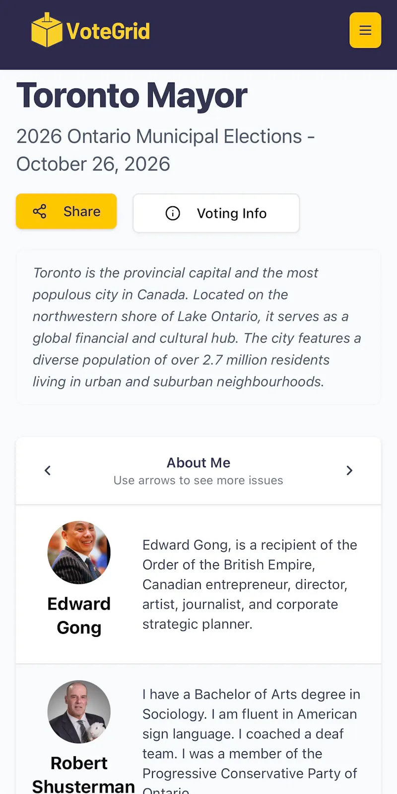 VoteGrid screenshot 2