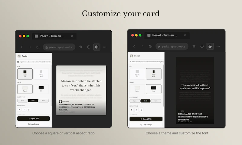 Peekd screenshot 4