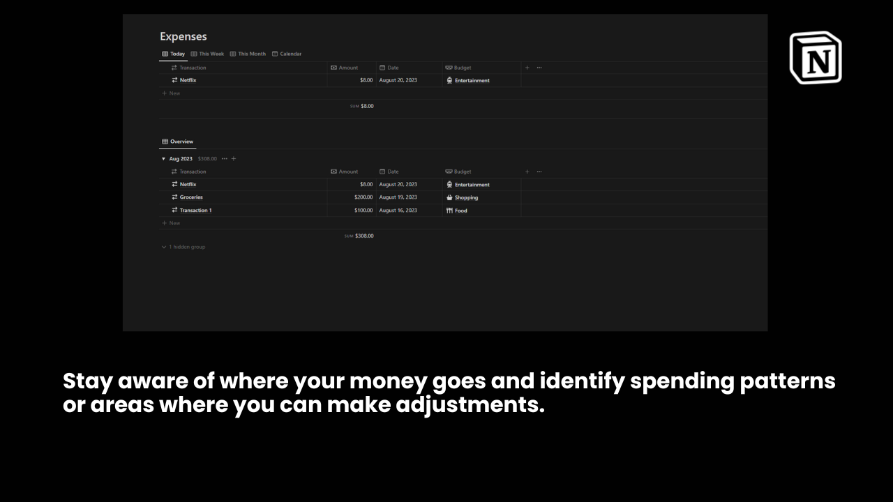 Nozione Ultimate Budget Tracker - Gestisci tutte le tue spese in un unico posto media 3