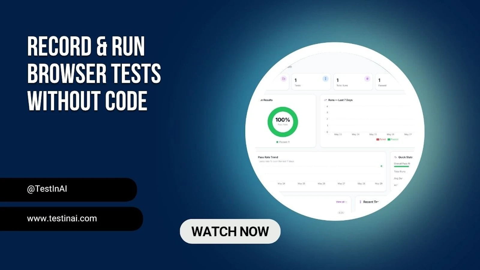 TestinAI screenshot 1 (video preview)