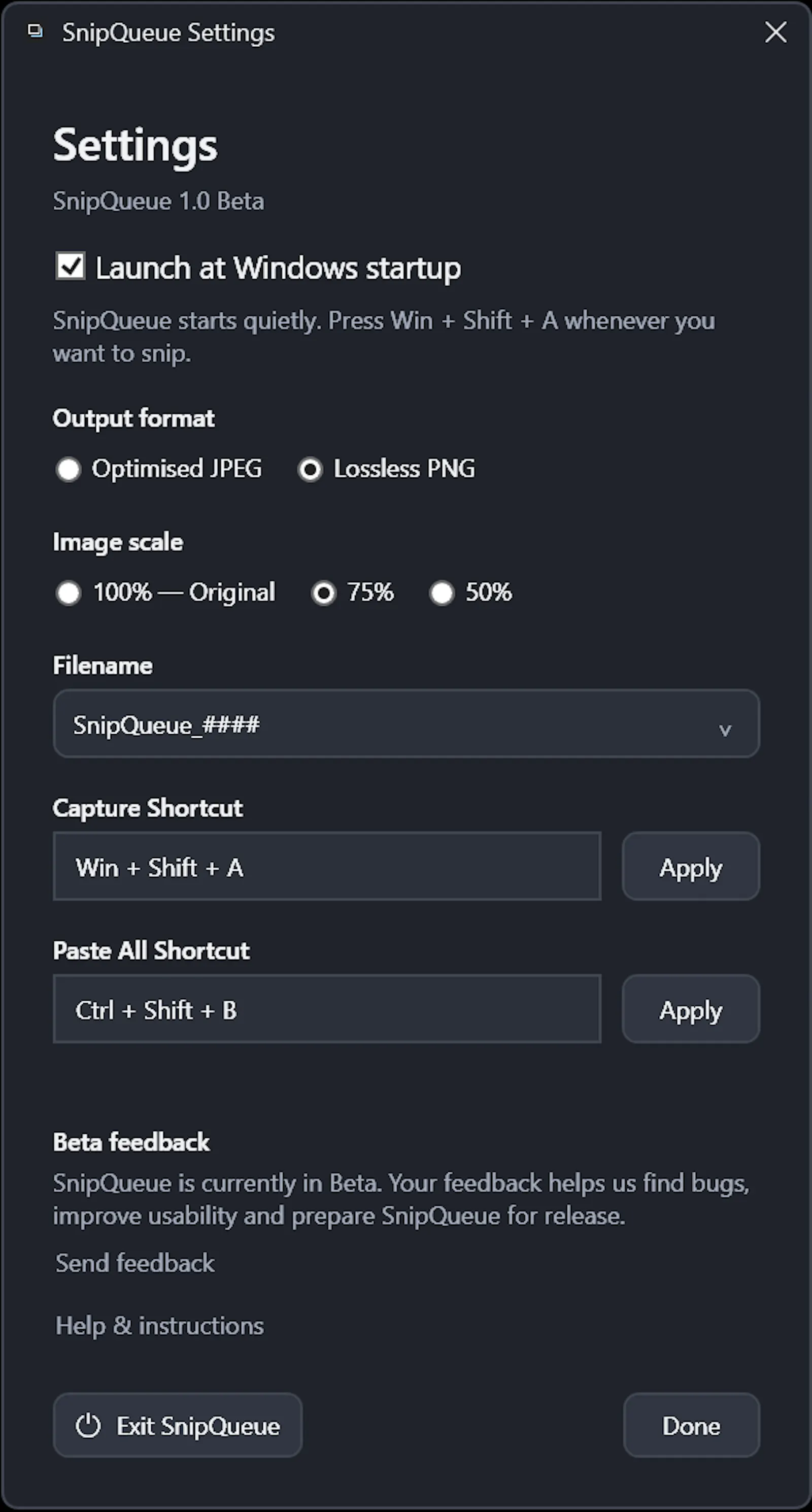 SnipQueue screenshot 4