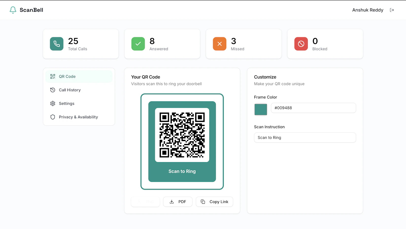 Sacnbell screenshot 2
