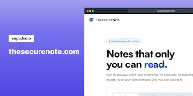 The Secure Note gallery image