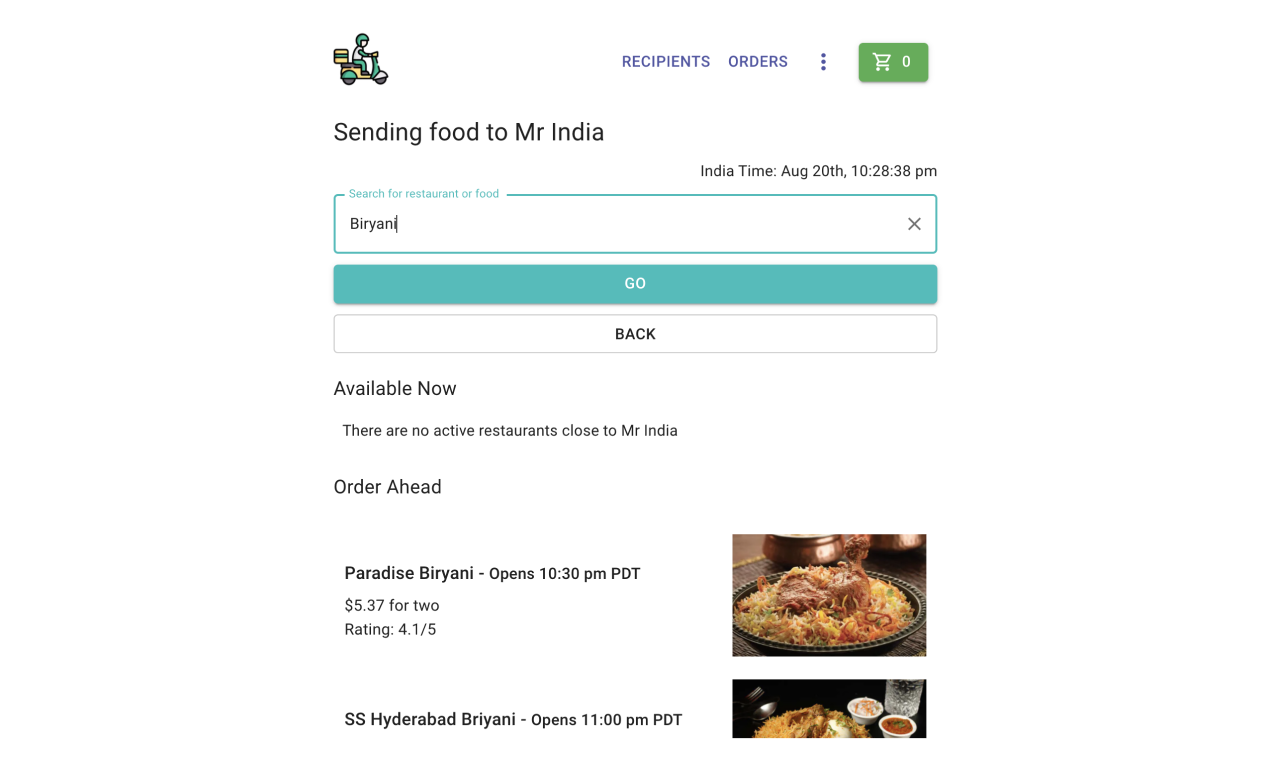 FoodtoIndia gallery image