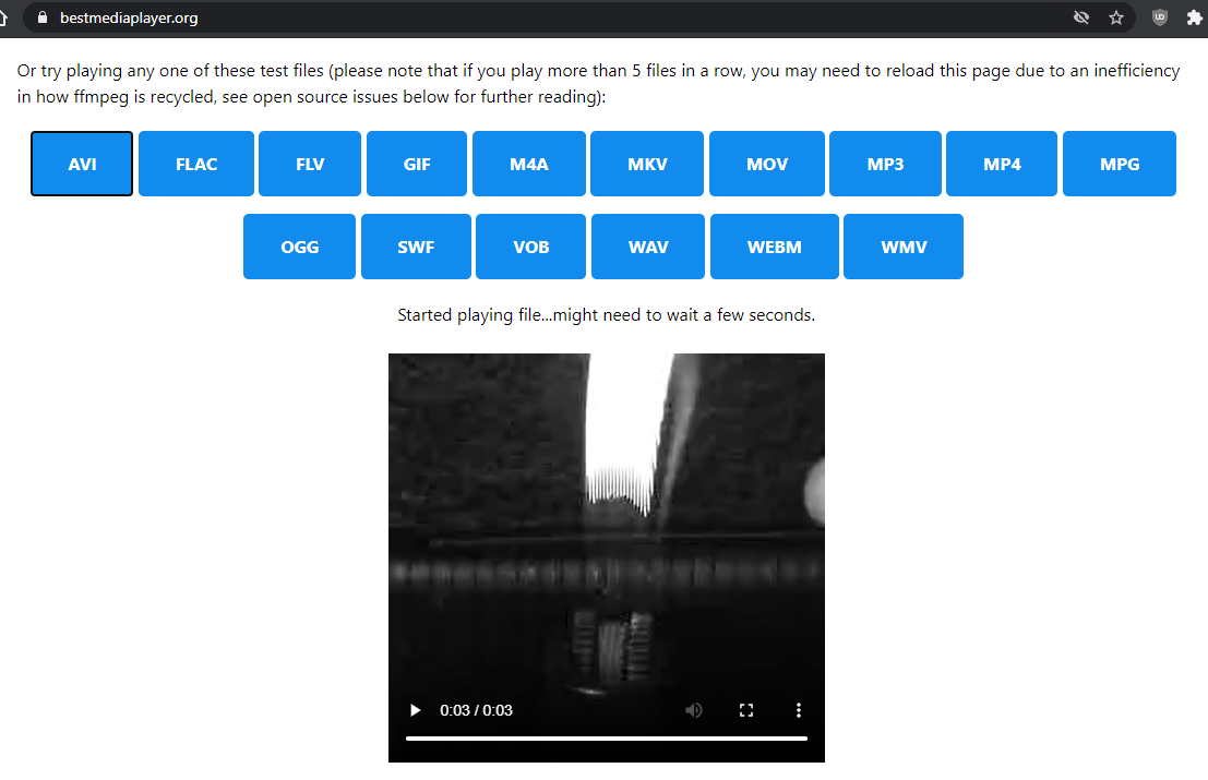 Media Player - No-Download, JS + HTML5 gallery image
