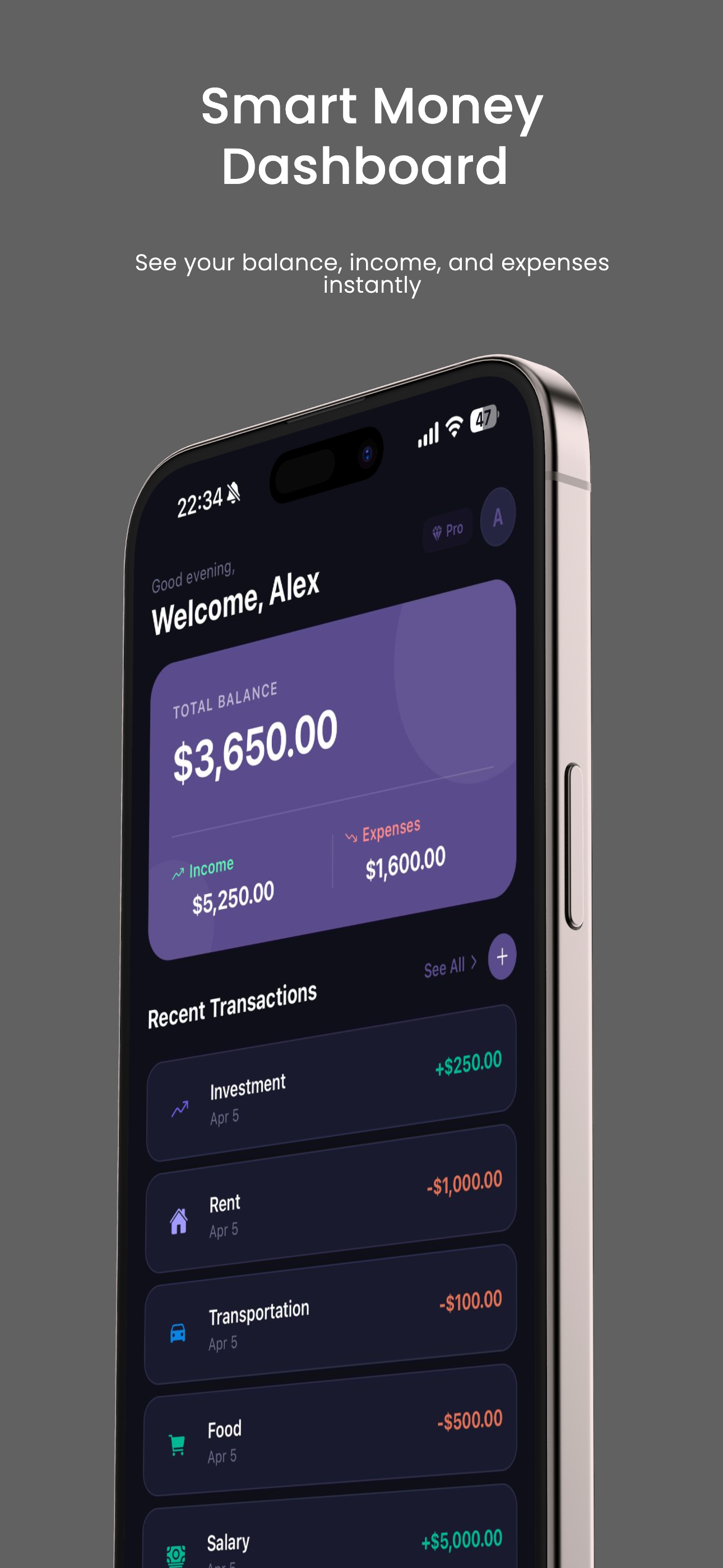 Nudge: AI Finance Tracker gallery image