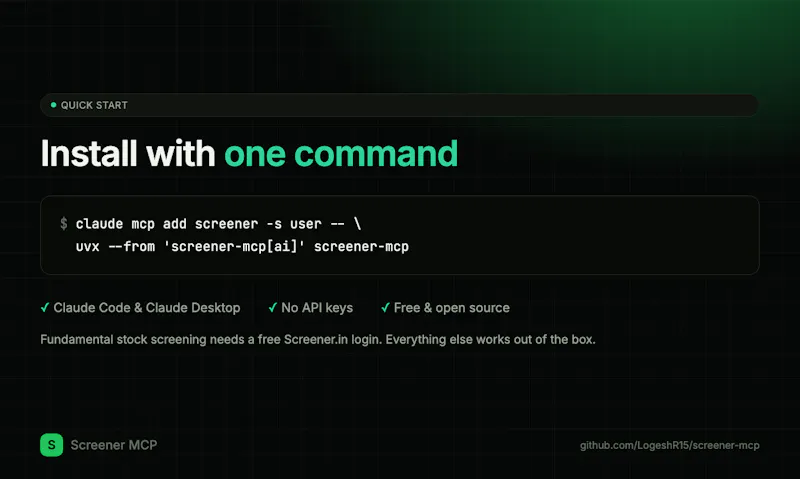 Screener MCP 2.O screenshot 5