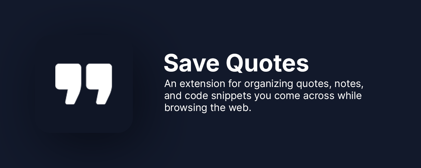 Opslaan citaten - Chrome Web Store media 1