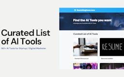 Curated List of AI Tools media 1