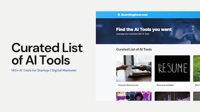 Curated List of AI Tools gallery image