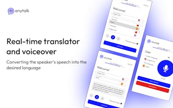 Anytalk.ai 로고: 다국어로 비디오 및 오디오 스트림을 온라인으로 번역해주는 편리한 온라인 번역기를 대표하는 세련되고 현대적인 로고입니다.