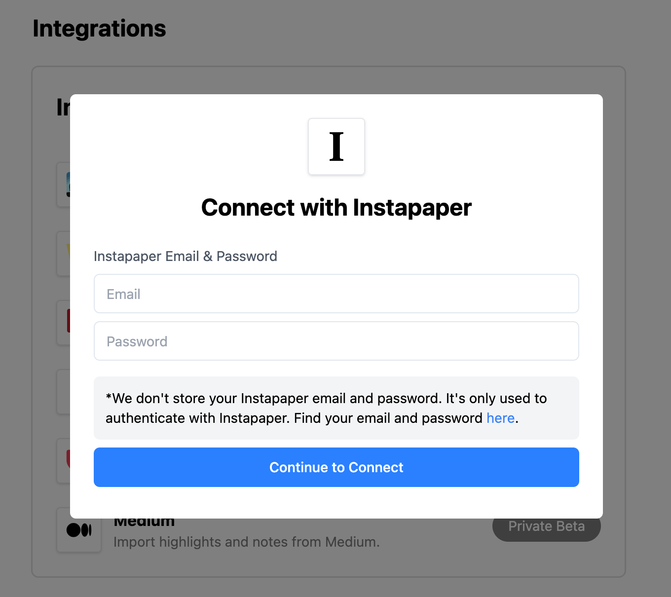 Glasp: Sync -hoogtepunten van Instapaper media 3