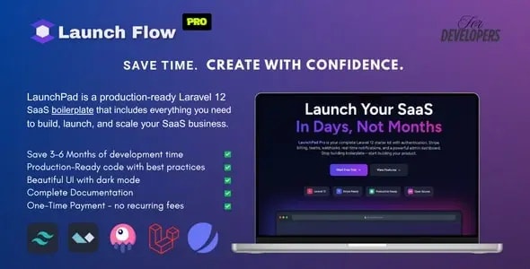 LaunchFlow - Main product screenshot demonstrating key features and user interface
