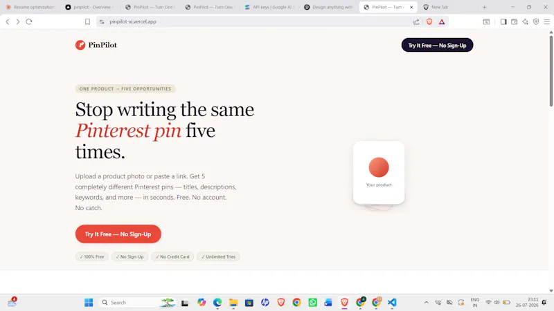 PinPilot -Pinterest-Ready SEO Content screenshot 1