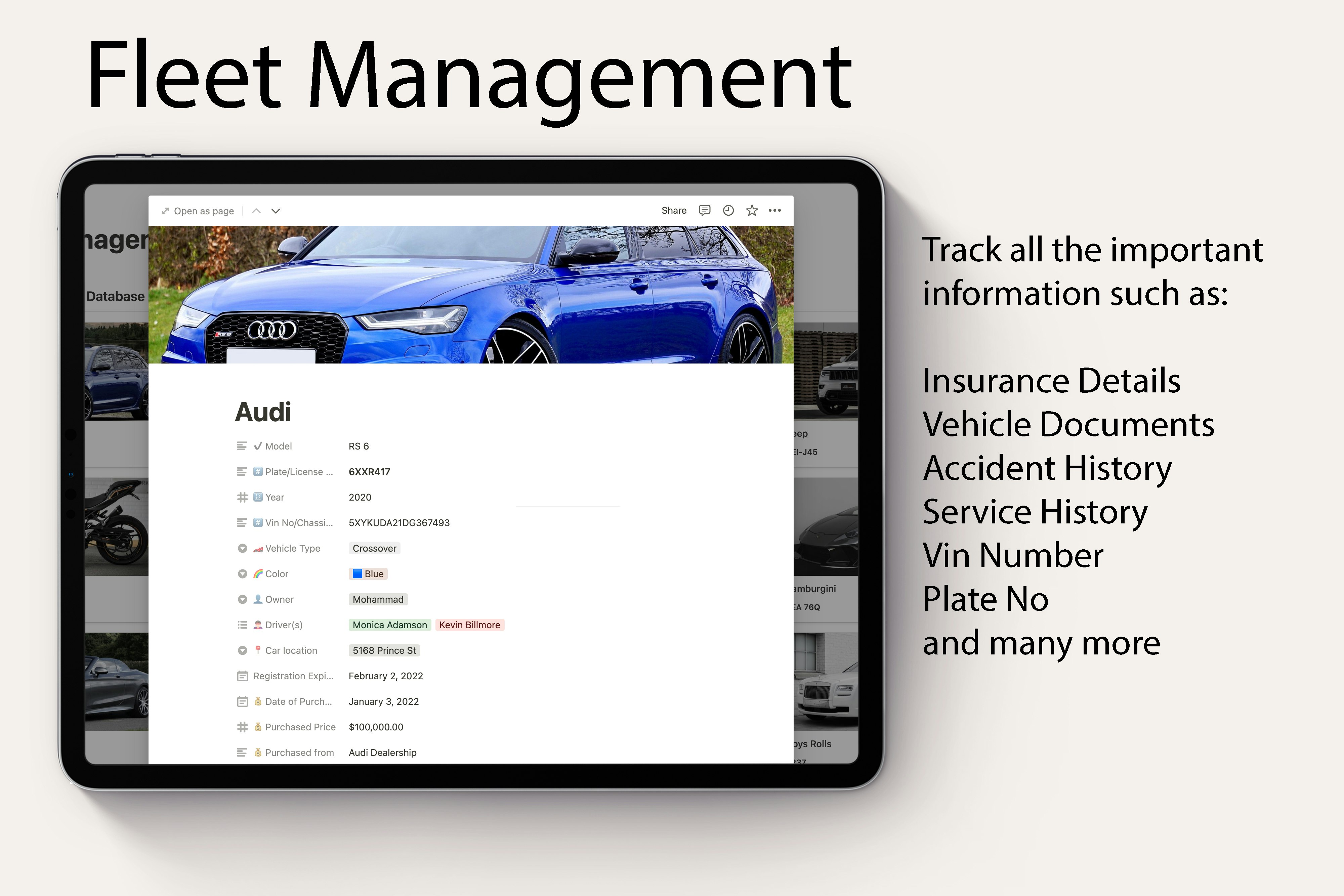 Fleet Management  gallery image