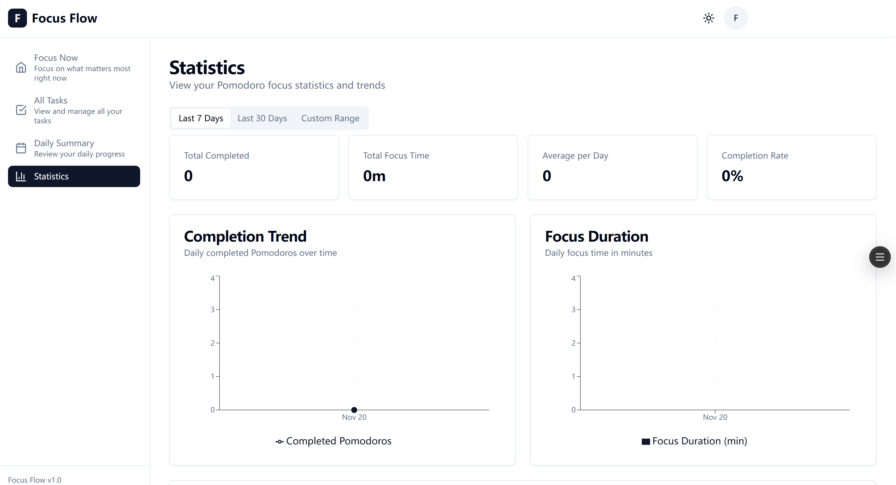 Focus Flow - Screenshot 3 showing product features and functionality