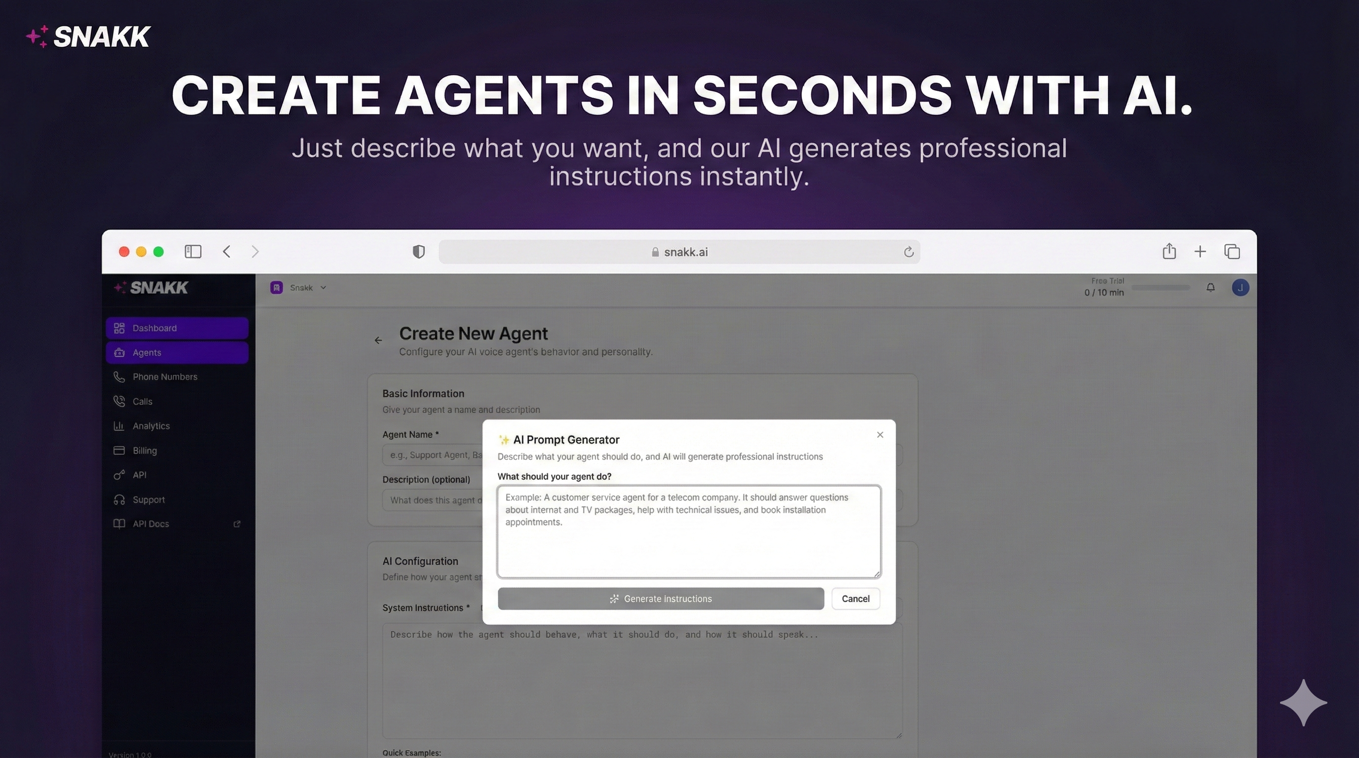 Snakk.ai - Screenshot 2 showing product features and functionality