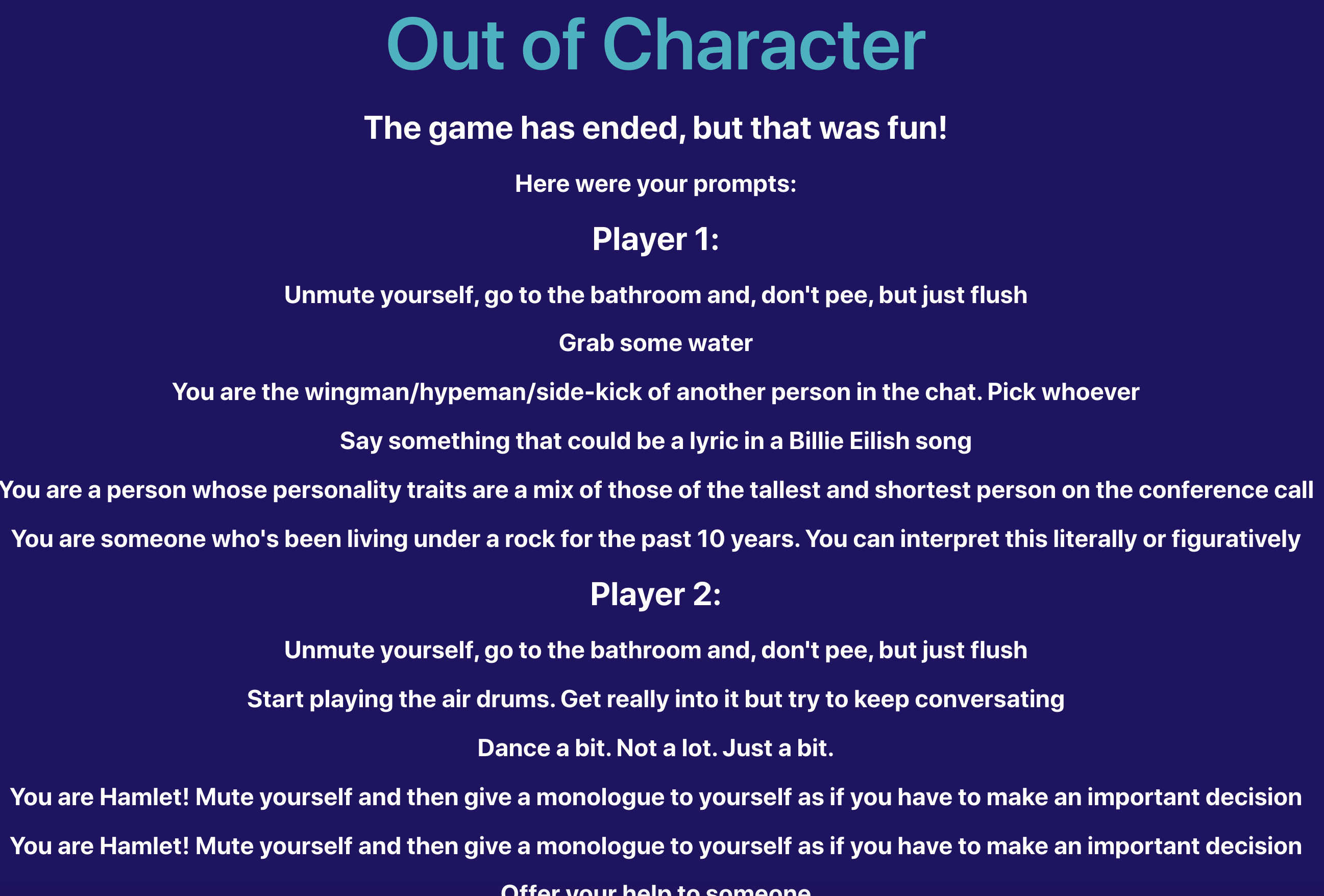 Out of Character gallery image