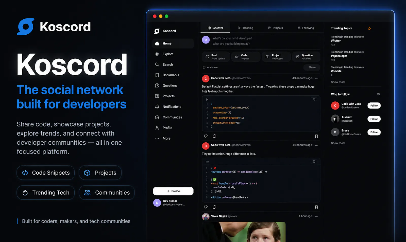 Koscord screenshot 1