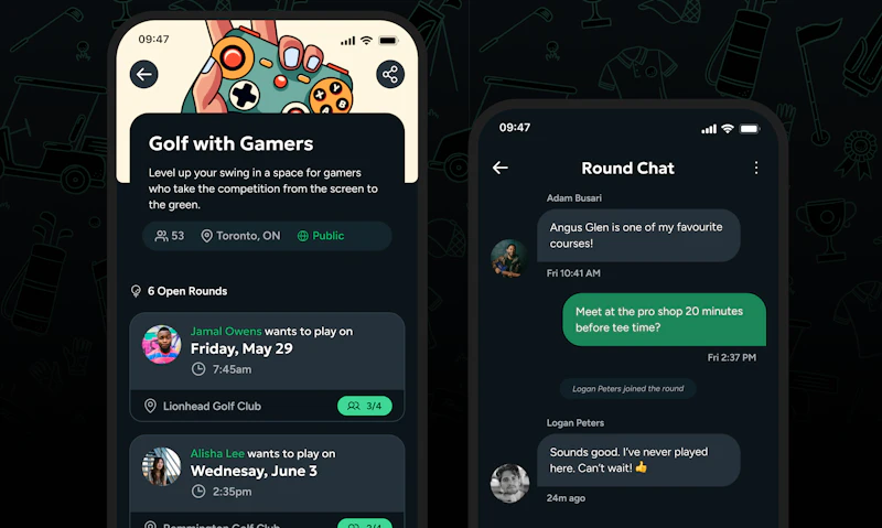 TeeMates: Golf & Networking screenshot 2