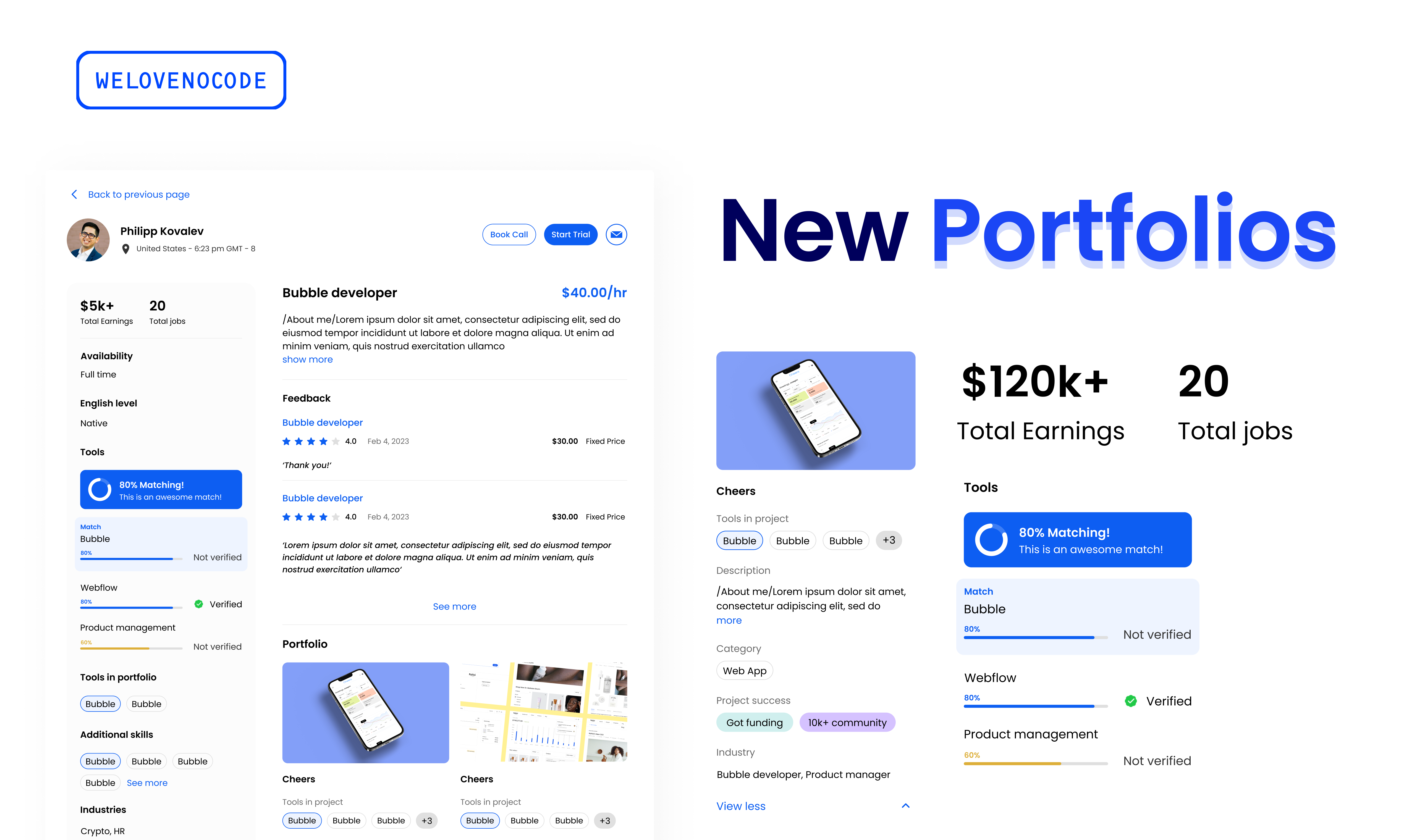 Welovenocode 2.0 - AI의 Vetted No-Code 전문가와 일치하십시오 미디어 2