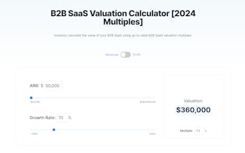 B2B SaaS Valuation Calculator gallery image