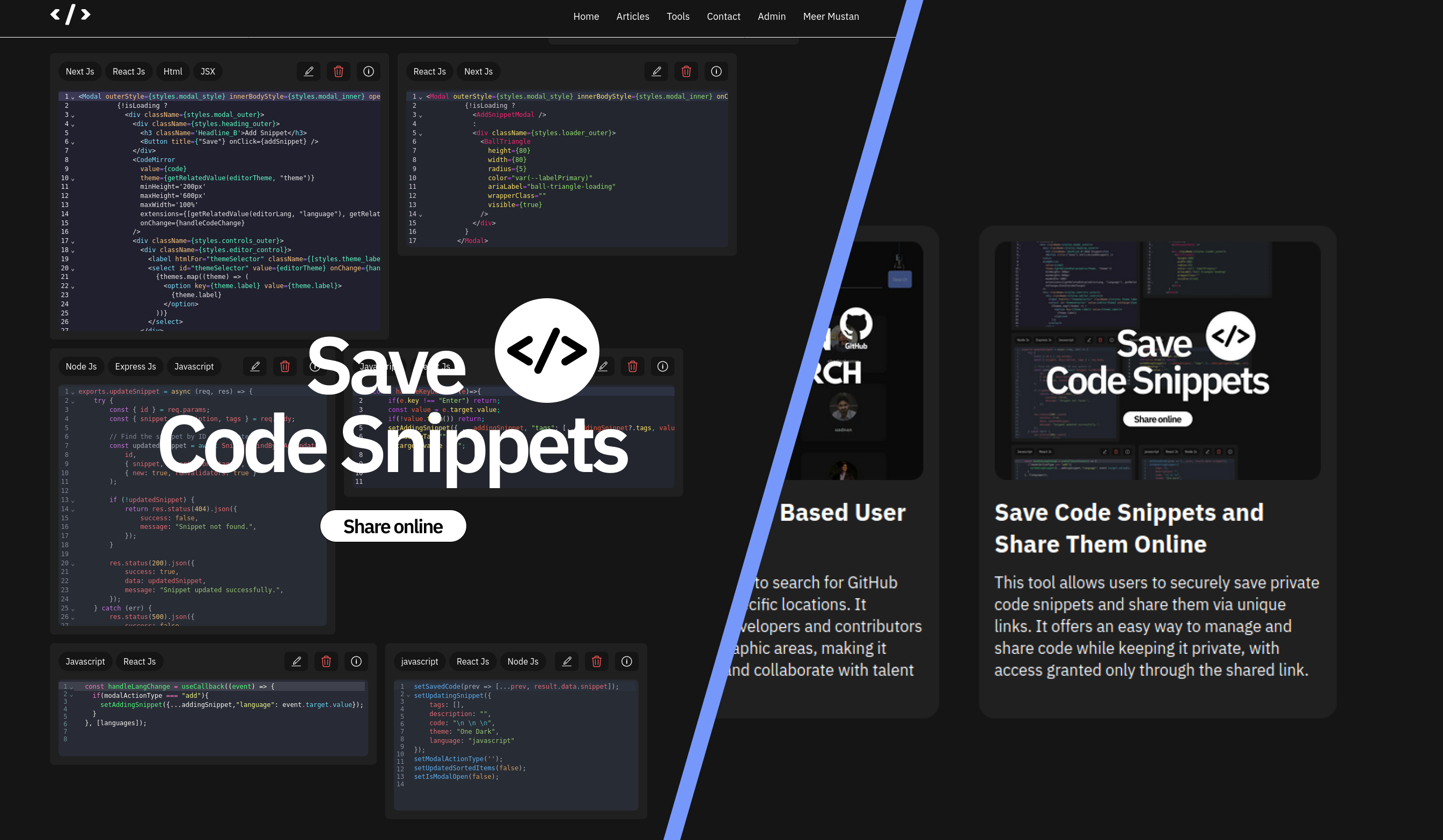 Manage Code Snippets media 2