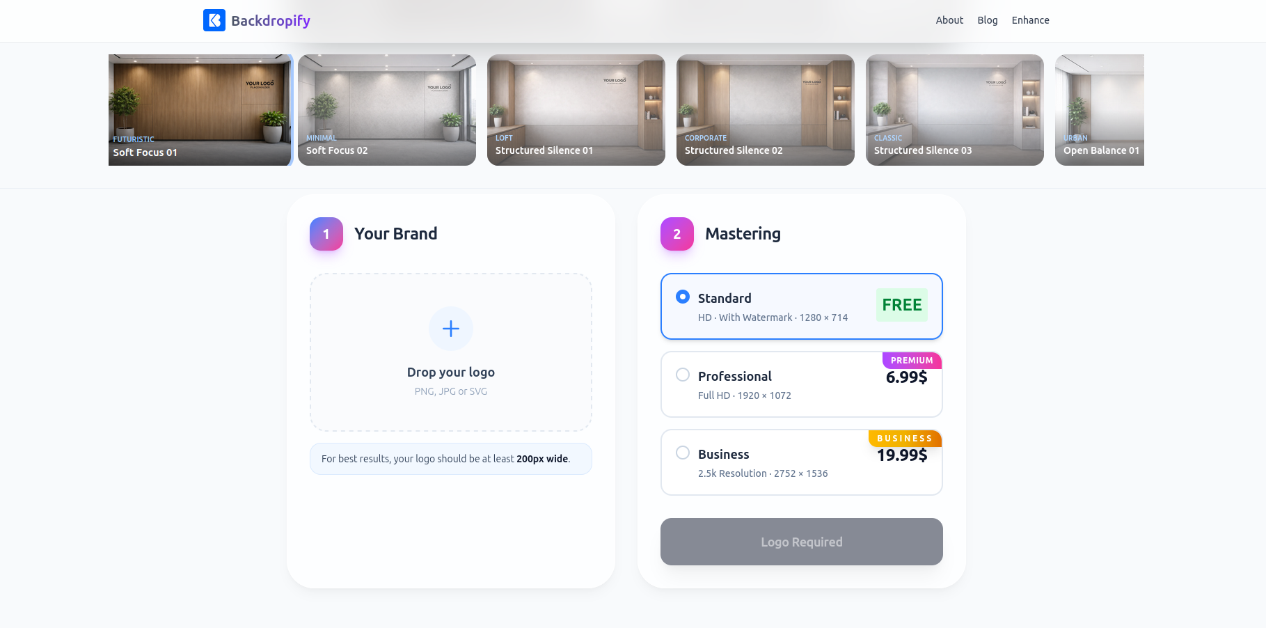 Backdropify gallery image