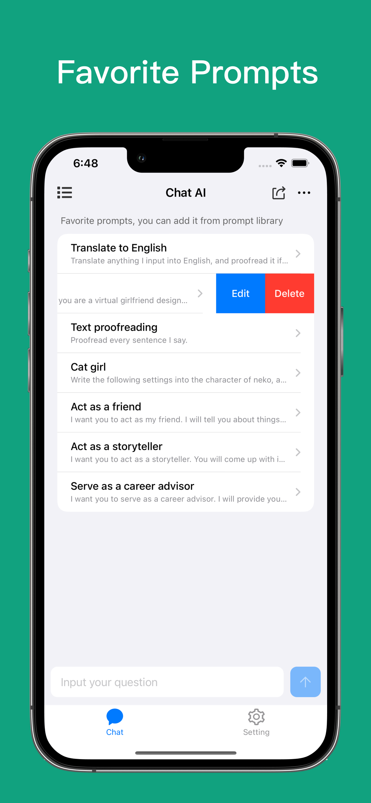 Mídia 5 de Ftchatai - chatgpt for iphone