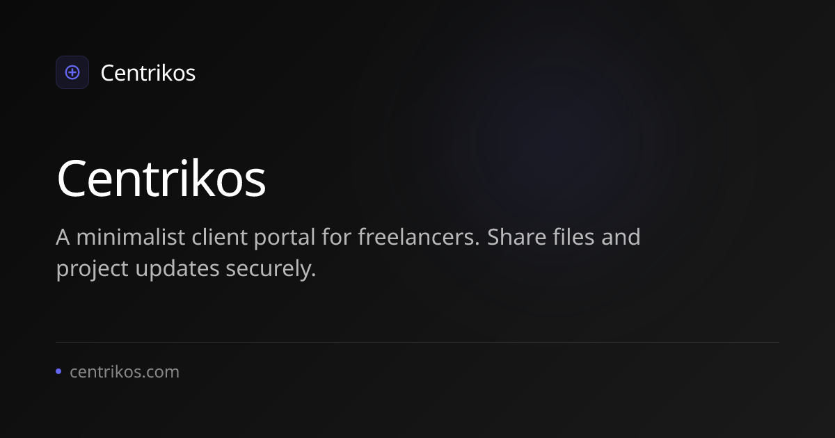 Centrikos - Portals for Freelancers gallery image