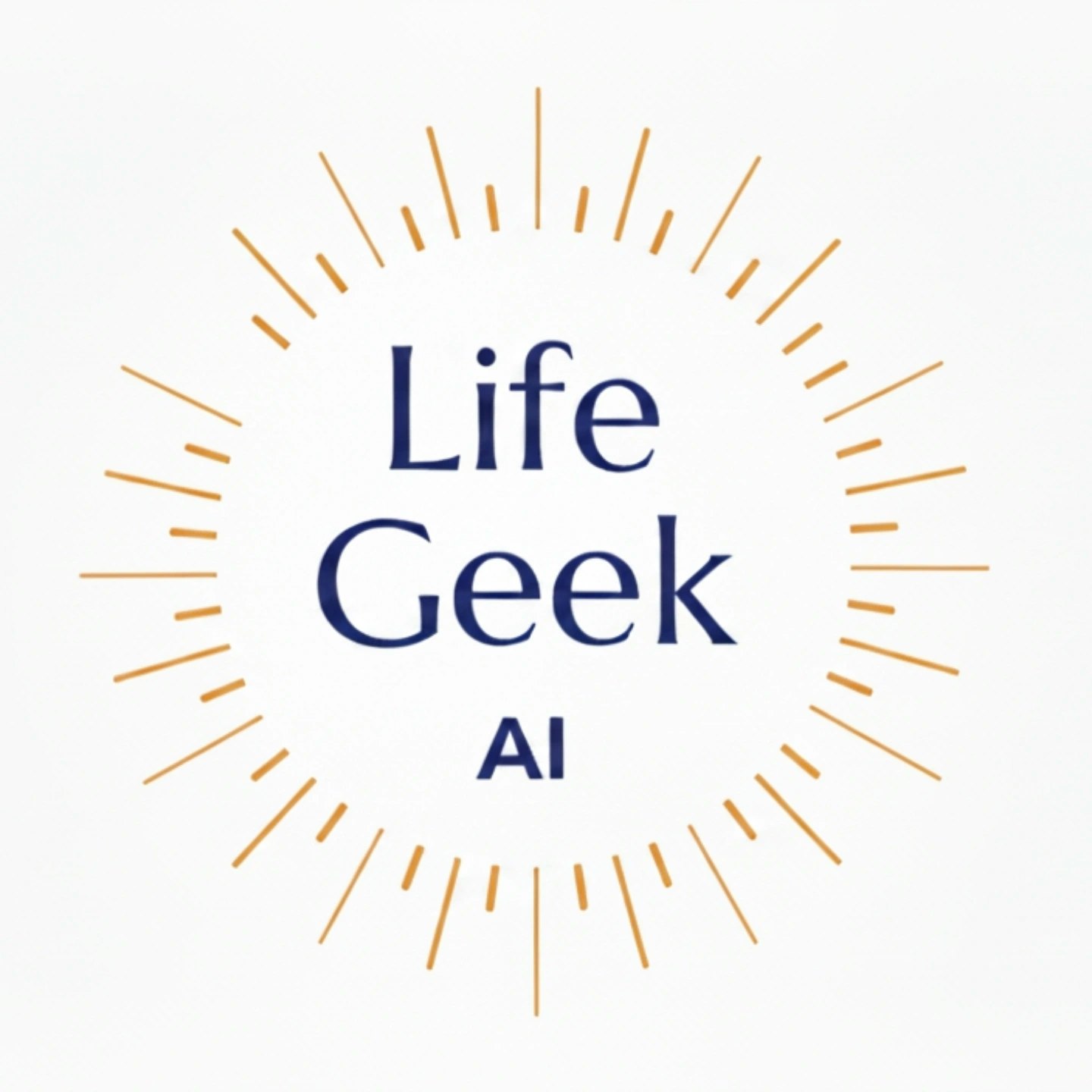 LifeGeek AI - Product Hunt launch logo and brand identity
