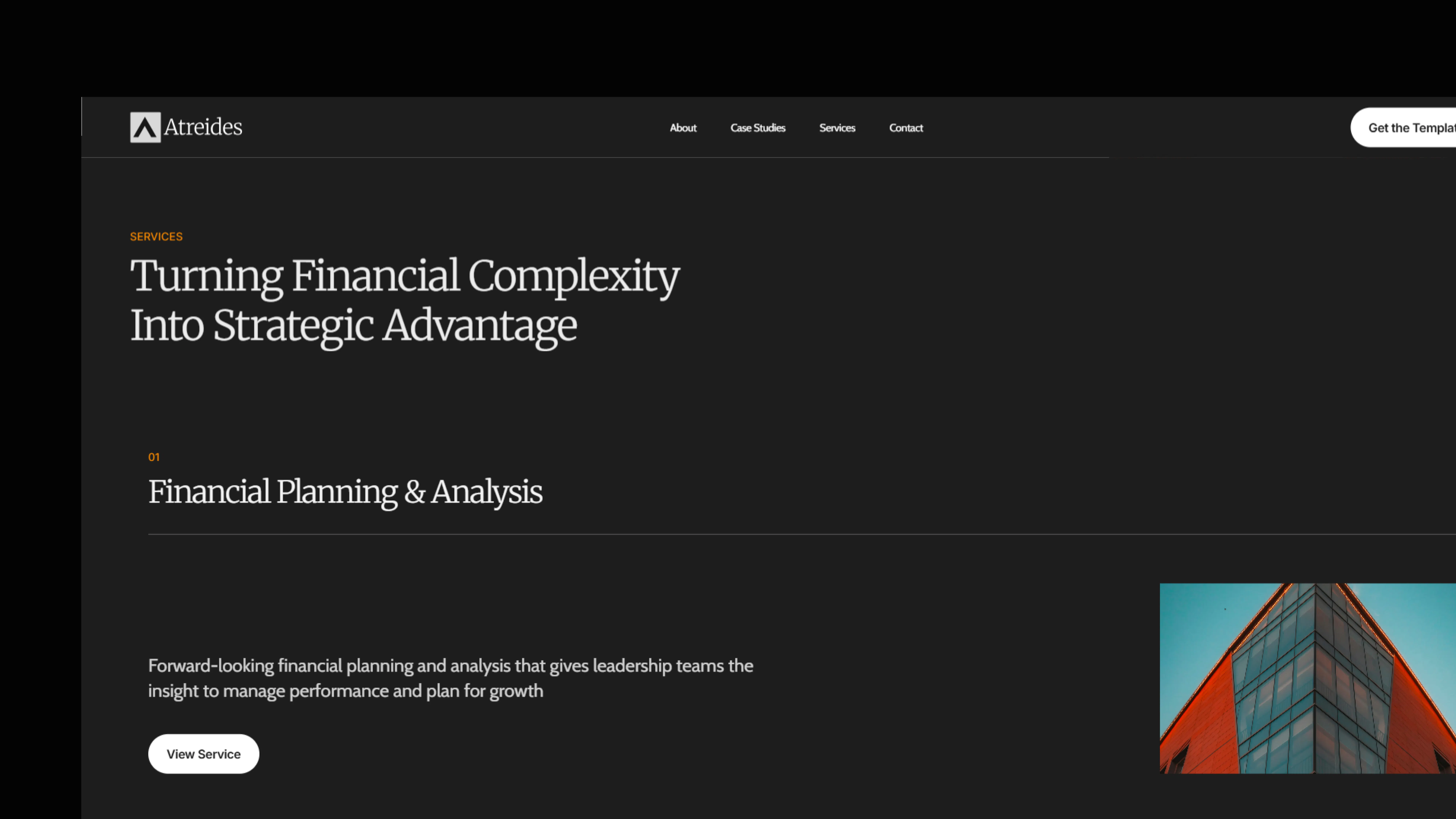 Atreides Financial Consulting Template gallery image