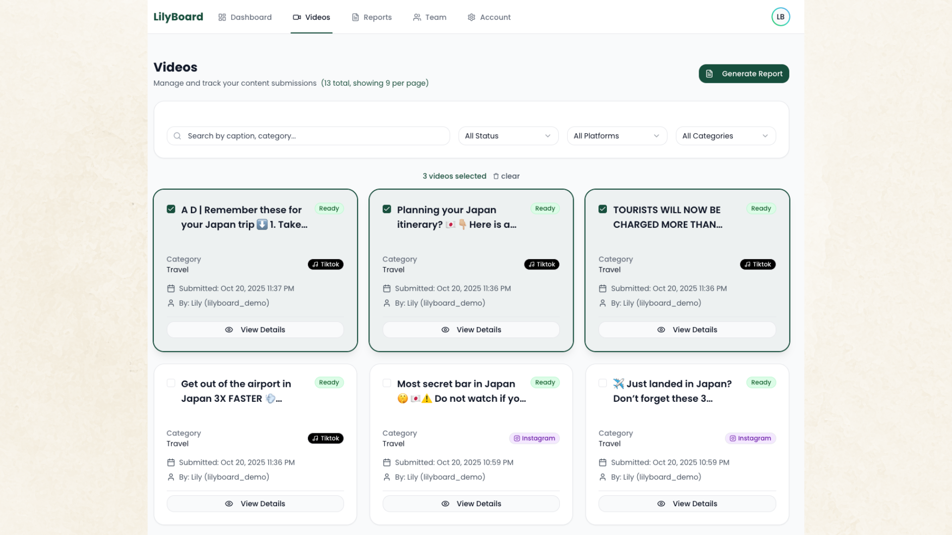 LilyBoard gallery image