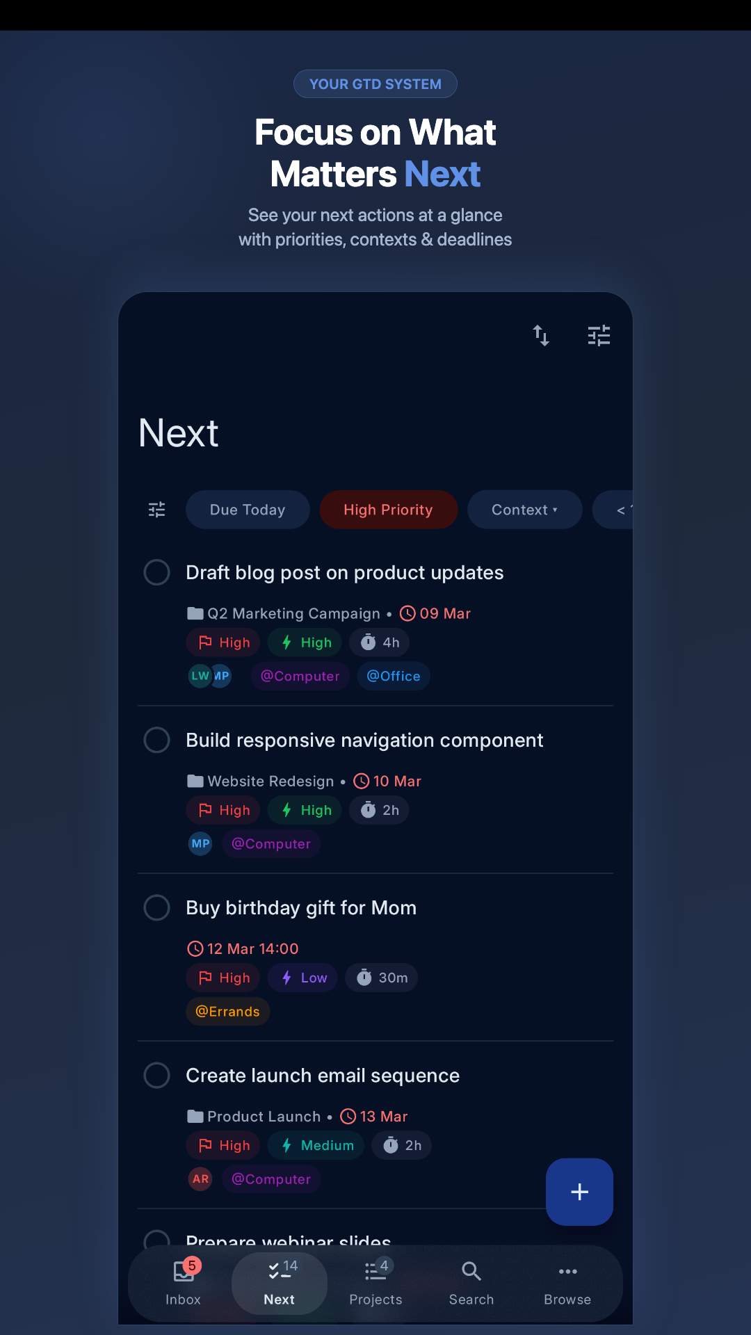 NextThing for Getting Things Done gallery image