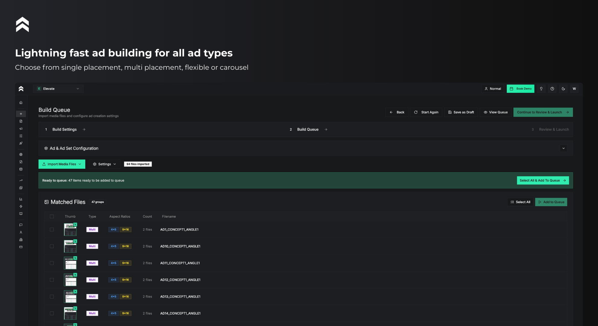 Elevate - Screenshot 2 showing product features and functionality