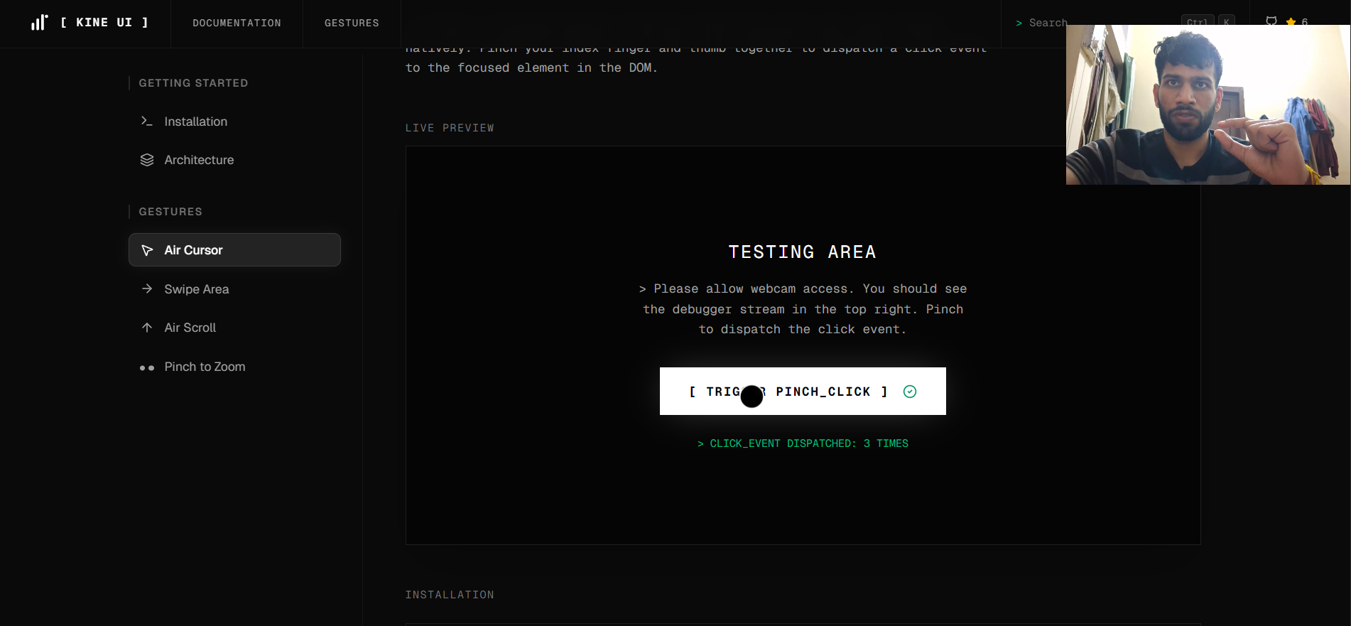 Kine UI - Screenshot 4 showing product features and functionality