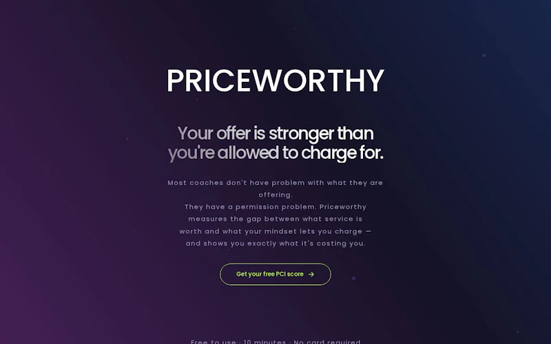 Priceworthy screenshot 1