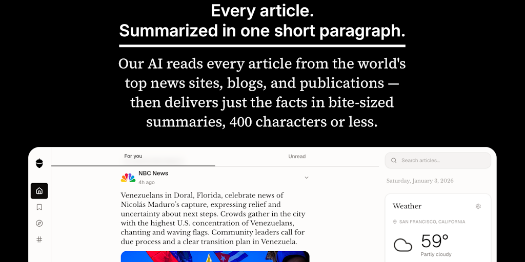 Product Hunt: Haber Özetleriyle Zamandan Tasarruf Et!