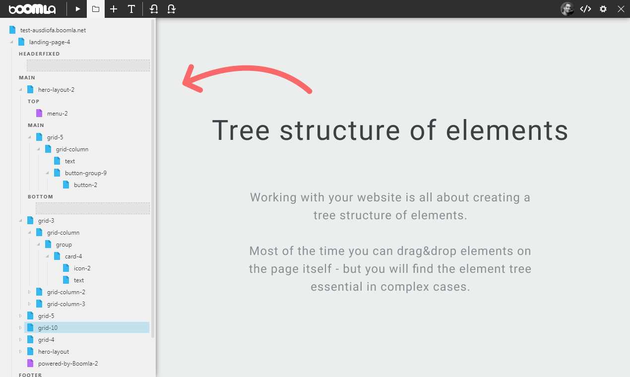 Boomla Website Builder gallery image