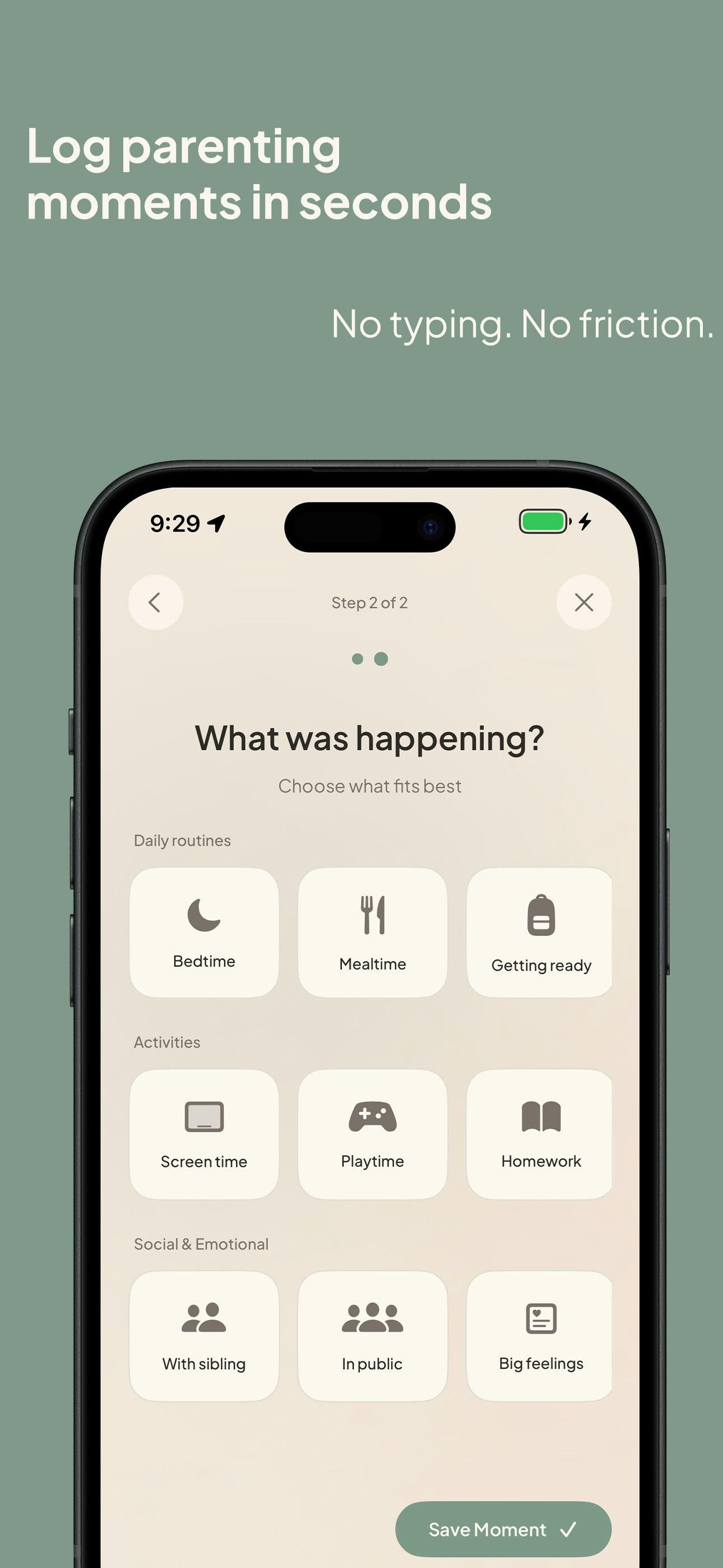 SmallShifts:Parenting Tracker gallery image